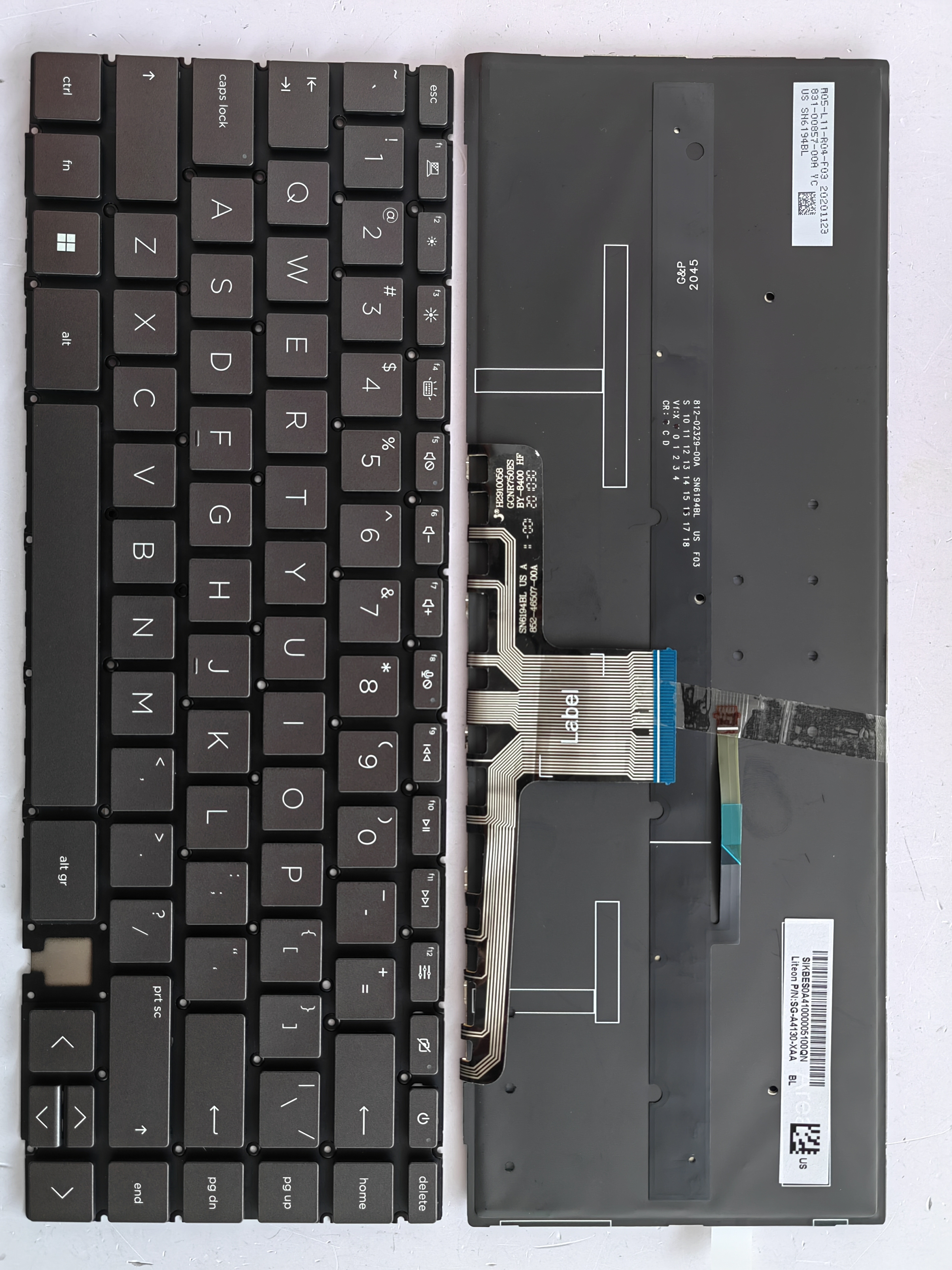 Picture of New Replacement Laptop Keyboard For HP 14-EA/14-EB/14-AE/X360 14-EA Brown Backlit US Layout
